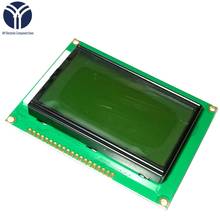 Módulo LCD de 128x64 puntos, pantalla azul de 5V, 12864 LCD con retroiluminación ST7920, puerto paralelo para arduino raspberry pi 2024 - compra barato