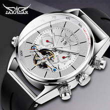 JARAGAR Men Watch Mechanical Tourbillon Luxury Fashion Brand Rubber Male Sport Watches Men Automatic Watch Relogio Masculino 2024 - buy cheap
