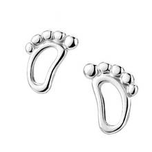 REETI 925 sterling silver footprints Stud Earrings for Women Elegant Wedding Jewelry pendientes mujer moda 2019 Brincos 2024 - buy cheap