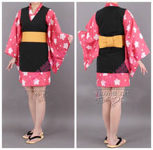 Anime Demon Slayer: Kimetsu No Yaiba Makomo Cosplay Costume Japanese Kimono Halloween Costumes for Women Christmas Costume Adult 2024 - buy cheap