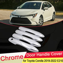 for Toyota Corolla Auris E210 2019 2020 2021 2022 Chrome Door Handle Cover Catch Trim Set Car Catch Cap Styling Accessories ABS 2024 - buy cheap