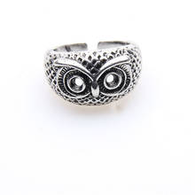 ZRM Vintage Owl Alloy Ring Punk Hip Hop Classic Animal Rings For Men And Women Birthday Gifts Party Style 2024 - buy cheap