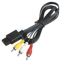 Cable de vídeo AV TV RCA, 1,8 M, 6 pies, para Game Cube/para SNES GameCube/para N64 64, 95 unids/lote 2024 - compra barato