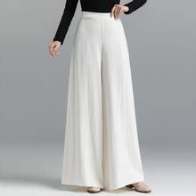 Chinese Style Bottom For Women Cotton Linen Pants Woman Orient High Waist Loose Wide Leg Trousers Breathable Chinese Pants T2408 2024 - buy cheap