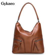 Gykaeo Autumn 2021 New Soft Leather Fashion Leisure Women's Shoulder Bag Ladies Hand Bags Handbags Women Famous Brands Tote Bag 2024 - buy cheap