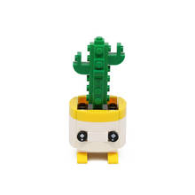 Cidade potted cactus modelo brinquedos compatíveis acessórios cultivar interesse moc 64 peças blocos de construção educacionais decoração cidades 2024 - compre barato