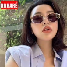 RBRARE Round Sunglasses Women 2021 Metal Sunglasses Women Vintage Oculos Feminino Black Sun Glasses Mirror Women Sunglasses 2024 - buy cheap