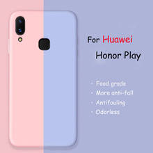 Soft Case For Huawei Honor Play Case Slim Candy Color Silicone Back Cover For Huawei Honor Play Coque Funda Honor Play 6.3 inch 2024 - buy cheap