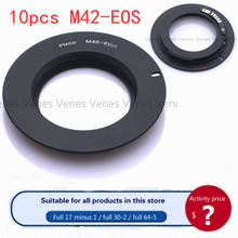 Venes-10 unids/lote adaptador de montaje para lentes, Para Chip de notificación EMF AF, anillo adaptador para lente M42 a cámara EOS 2024 - compra barato