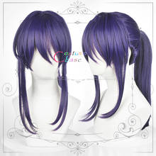 Souma Kanzaki Anime Ensemble Stars Cosplay Wig Long Purple Cosplay Costume Heat Resistant Synthetic Hair + Free Wig Cap 2024 - buy cheap