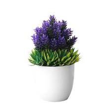 NEW Artificial Bonsai Plants Small Tree Pot Plants Fake Flowers Potted Ornaments for Home Decoration Garden Hotel Decoration 2024 - buy cheap