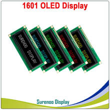 Real OLED Display, 1601 161 Character Parallel LCD Module Display LCM Screen, Build-in WS0010, Support Serial SPI 2024 - buy cheap