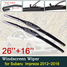 Car Wiper Blade for Subaru Impreza WRX STI 2012 2013 2014 2015 2016 Front Window Windscreen Windshield Wipers Car Accessories 2024 - buy cheap