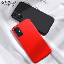 Candy TPU Case For Samsung Galaxy S20 Plus Case Galaxy S20 Plus Soft Solid Color Liquid Phone Case For Samsung S20 Plus Cover 2024 - buy cheap