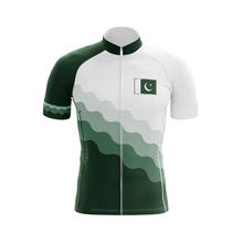 Camisa de ciclismo personalizada do time paquistão, correia de montanha de estrada, tempestade max, zíper refletor com 4 bolsos 2024 - compre barato