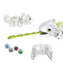 Children's Toys Smart Animal Dinosaur N Predator Chameleon Electric Remote Control Robot Lizard Pet Toy Children's Gift 2024 - buy cheap