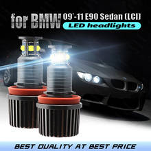 3-year Warranty IP65 LED Light Bulb White Ultra Bright LED Angel Eyes Marker for BMW 2009-2011 3 Series E90 Sedan (LCI) 120W 2024 - buy cheap