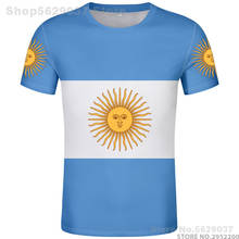 Camiseta de argentina ar con nombre personalizado, camiseta con número ARG country para gimnasios, bandera española, país argentina, texto impreso, ropa para hacer fotos 2024 - compra barato