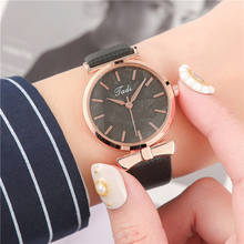 Повседневные роскошные женские часы, кожаный ремешок, браслет, кварцевые наручные часы, женские часы, часы reloj mujer relogio feminino 2022 - купить недорого