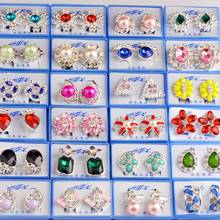 Clearance Jewelry Bijoux Femme Cute Costume Earring 20Pairs/Lot Pendientes Mix Lot Wholesale Fashion Women Stud Earrings Gifts 2024 - buy cheap