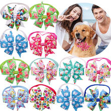 Corbata de moño para perro de Mascota, lazo de Pascuas para mascota, productos para mascotas accesorios de aseo para mascotas, 50 Uds. 2024 - compra barato