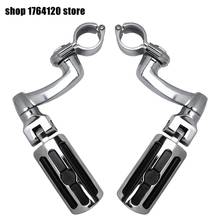 Estriberas ajustables para motocicleta, reposapiés de 360 grados, 1-1/4 ", 32mm, para Harley Touring Electra Glide RoadKing Sportster XL 2024 - compra barato