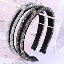 2020 Vintage Rhinestone Cross Bezel Hair Band Women Headband Hoop Hair Clips Girls Hair Accessories opaska do wlosow diademas 2024 - buy cheap