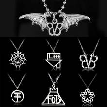 7 Styles BVB Necklace Black Veil Brides Bat Wings Pendants Necklaces Men Women chain necklace Classic Music Fans Gifts 2024 - buy cheap