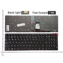 GZEELE-teclado negro para ordenador portátil Lenovo IdeaPad Yoga, para modelos 110-15IKB, 110-15ACL, 110-15IBR, 110-15AST, 110-15IBD, 110-15ISK 2024 - compra barato