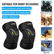 Rodilleras protectoras para motocicleta, Kit de Protección deportiva para Moto, coderas, rodilleras para carreras de Motocross, novedad 2024 - compra barato