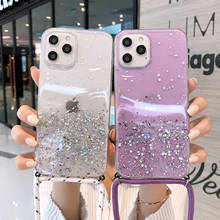 Capa de celular macia com glitter em silicone, para xiaomi redmi note 6, 7, 8, 9, 10, pro, max, 8t, 9s, 10s, redmi 8a, 9a, 9c, 9t, 7a 2024 - compre barato