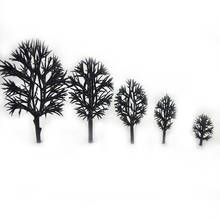 6CM-12CM Miniature Landscape Model tree Making Architecture Each Size HOscale Scales Trees ABS Plastic Toys Layout Simulation 2024 - buy cheap