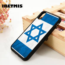 Iretmis 5 5S SE 6 6S Мягкий ТПУ силиконовый чехол для телефона iPhone 7 8 plus X Xs 11 Pro Max XR Флаг Израиля 2024 - купить недорого