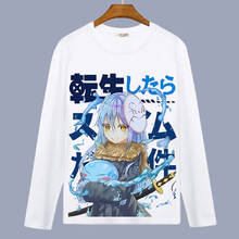 That Time I Got Reincarnated as a Slime Cosplay T Shirt Rimuru Tempest Men/Women Spring Autumn Long Sleeve T-shirt Top Tee 2024 - buy cheap