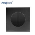 Hot Sale 2 Gang Reset Switch Rocker Button Momentary Contact Wall Light Switch For All Lamp Aluminum Metal Panel 2026 - buy cheap Hot Sale 2 Gang Reset Switch Rocker Button Momentary Contact Wall Light Switch For All Lamp Aluminum Metal Panel 2026 - buy cheap