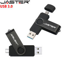 JASTER USB 3.0 High Speed OTG Pen Drive Metal USB Flash Drives 8GB 16GB 32GB 64GB 128GB Micro USB Stick 3.0 Flash Memory Stick 2024 - buy cheap