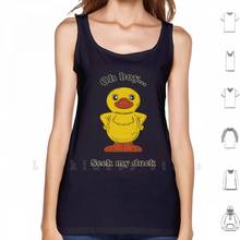 Oh Boy Seek My Yellow Duck Tank Tops Vest 100% Cotton Sex Device Intimacy Intimate Adult Toy Marital 2024 - buy cheap