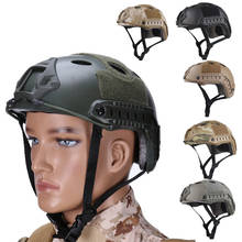Capacete rápido pj airsoft, capacete militar simples de exército para proteção de paintball, combate, equipamento de proteção 2024 - compre barato
