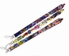 20/Lot JoJo's Bizarre Adventure Kujo Jotaro Buccellati Kakyoin Noriaki Giomo Josuke Lanyard Key Card ID Neck Straps Gifts Toys W 2024 - buy cheap