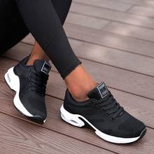 Tênis de corrida feminino respirável, sapato casual esportivo leve para caminhada ao ar livre 2024 - compre barato
