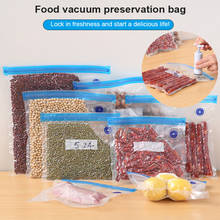 Kitchen Food Vacuum Bag Storage For Home Organizer Transparent Border Foldable Clothes Organizer Food Seal Travel Bags Package 2024 - buy cheap