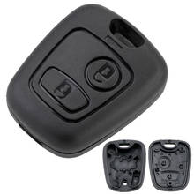 Funda de llave de control remoto para coche, carcasa de 2 botones con hoja de 307, apta para Citroën C1 / C2 / C3 / C4 / XSARA Picasso / Peugeot 307 / 107 / 207 / 407 2024 - compra barato