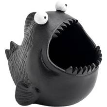 Cute Animal Ceramic Ashtray Piranha Desktop Office Decoration Household Windproof and Fly Ash Car Small Ashtray 2024 - buy cheap