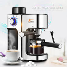 0.24L 5 Cups Electric Coffee Maker / Milk Foam Maker Office Espresso Italian Style Automatic Insulation Electric Coffee Machine 2024 - buy cheap