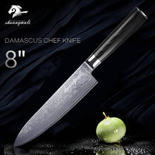 Kitchen Damascus Knife VG10 Steel Japanese Chef Knives 8 inch High Quality Slicing Cleaver Meat Knife Cook Kitchen Knives Tools 2024 - buy cheap