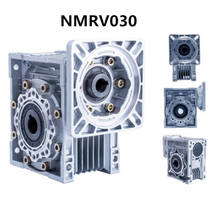 5:1-80:1 червячный редуктор NMRV030 11 мм Входной вал RV030 редуктор скорости червячной коробки передач для двигателя NEMA 23 2024 - купить недорого