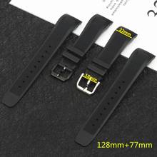 Curved End 22mm Flexible Silicone Rubber Silicone Watch Band Replacement for IWC Strap IW390209 502 211 Wristwatch Bracelet Band 2024 - buy cheap