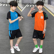 Roupa de futebol para adolescentes, conjunto de roupas de verão para meninos crianças 5 6 8 10 12 13 14 anos 2024 - compre barato