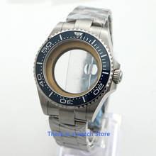 43MM Watch case Stainless Steel Bracele Sapphire Crystal Fit ETA 2836 Miyota 8215 Movement watch part 2024 - buy cheap