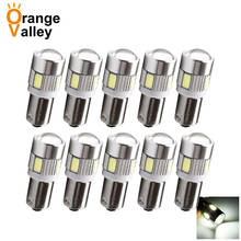 10PCS BA9S T4W H6W LED LED 5630 6 LED Side Wedge Light Internal Signal Lamp DC 12V White 2024 - buy cheap